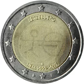 Luxembourg 2 euro (2009) - 10 years of European Economic and Monetary Union
